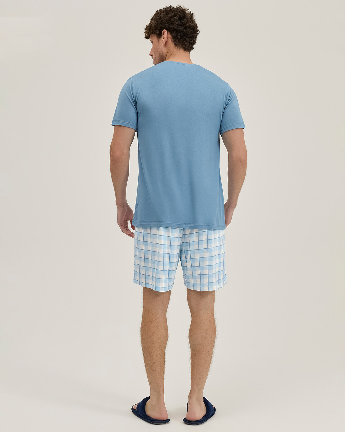 Pijama Masculino Manga Curta Com Bermuda Pijama Masculino Manga Curta Com Bermuda