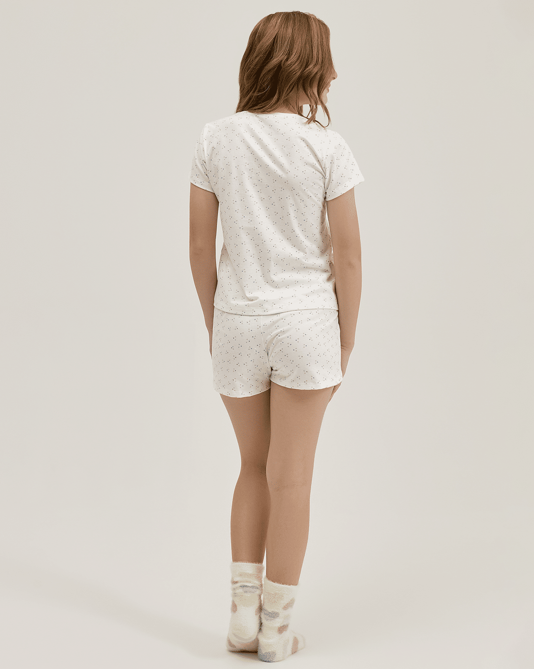 Pijama Feminino Infantil Manga Curta Com Shorts Pijama Feminino Infantil Manga Curta Com Shorts