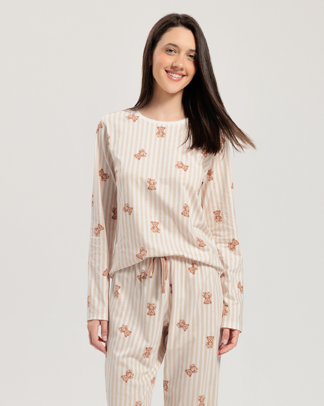 Pijama Feminino Manga Longa com Calça Pijama Feminino Manga Longa com Calça
