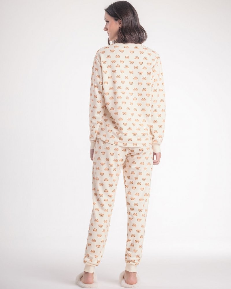 Pijama Feminino Manga Longa com Calça Pijama Feminino Manga Longa com Calça