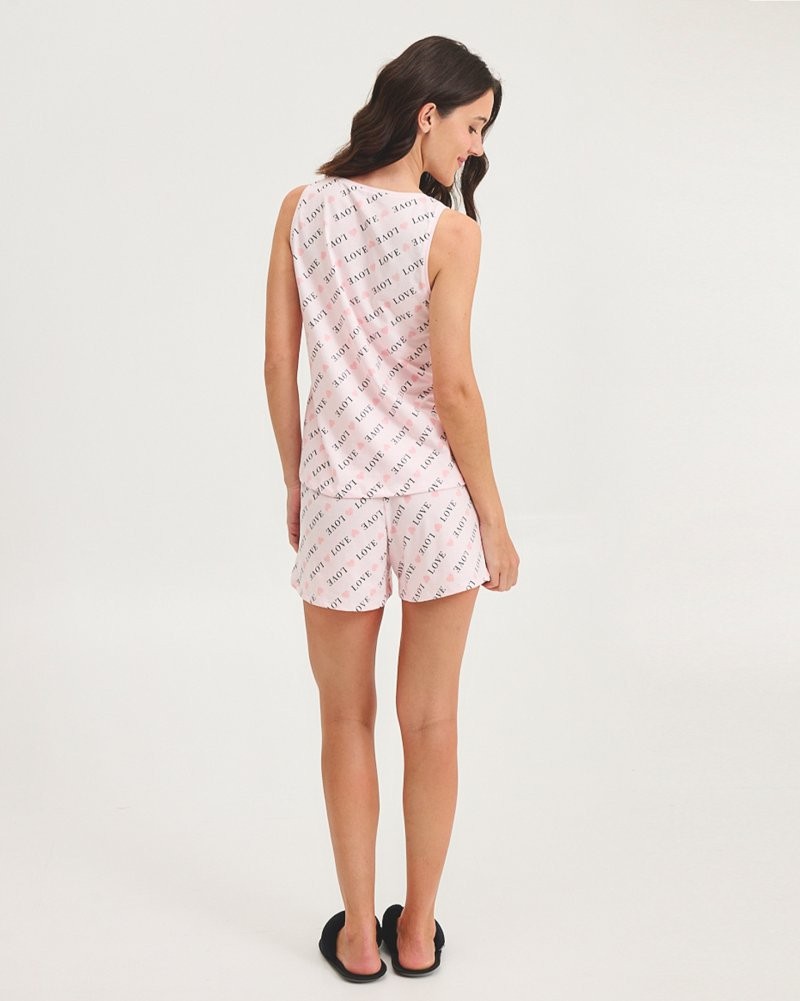 Pijama Feminino Regata Com Shorts
