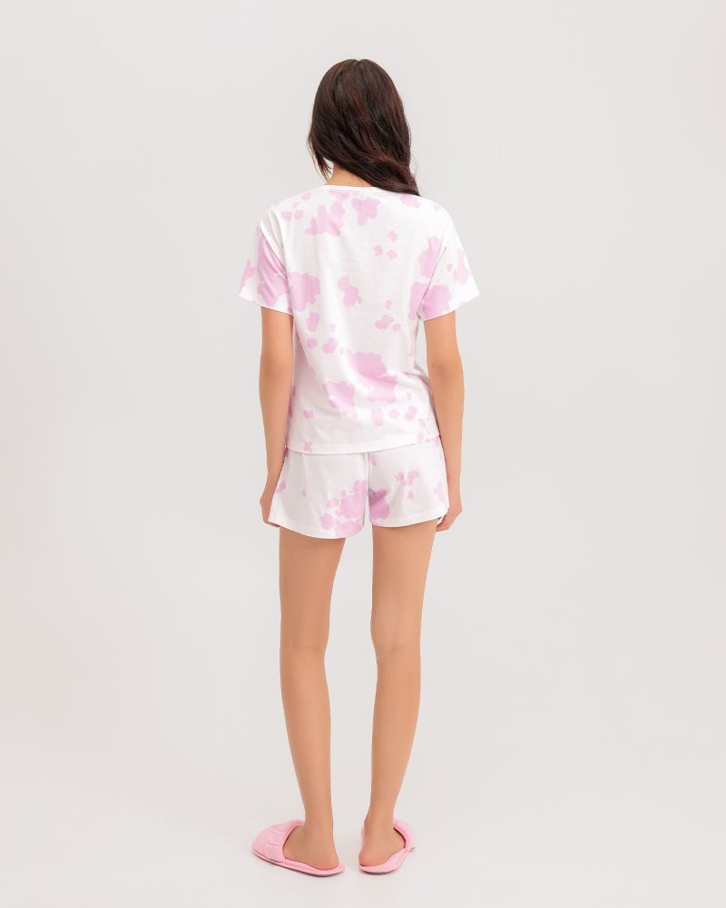 Pijama Feminino Manga Curta Com Shorts Pijama Feminino Manga Curta Com Shorts