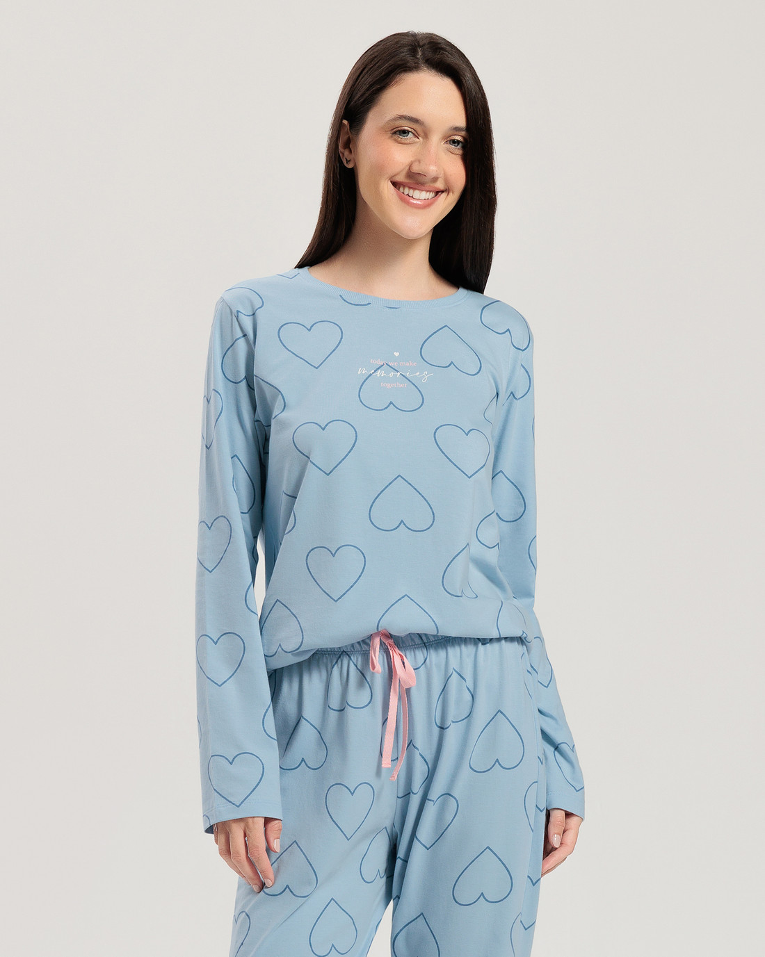 Pijama Feminino Manga Longa com Calça
