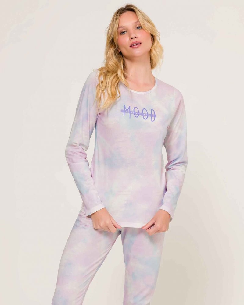 Pijama Feminino Manga Longa com Calça Pijama Feminino Manga Longa com Calça