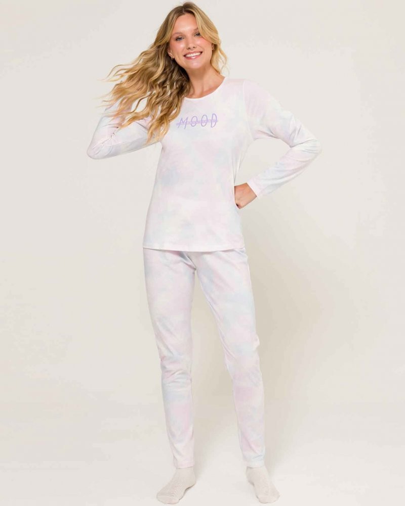 Pijama Feminino Manga Longa com Calça Pijama Feminino Manga Longa com Calça