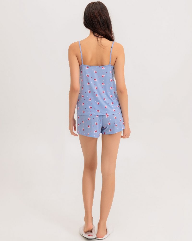 Pijama Feminino Alça Com Shorts