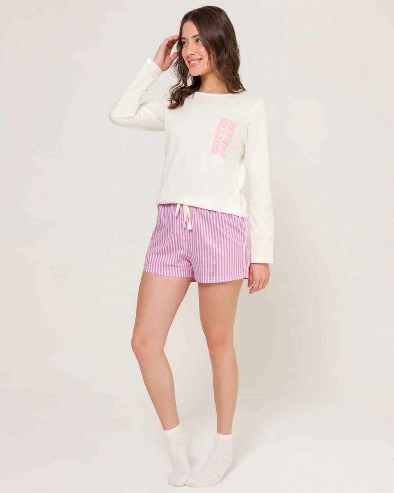 Short Doll Feminino Manga Longa
