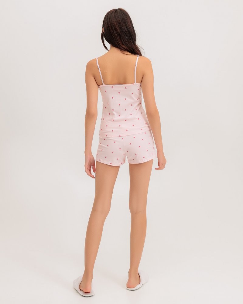 Pijama Feminino Alça Com Shorts