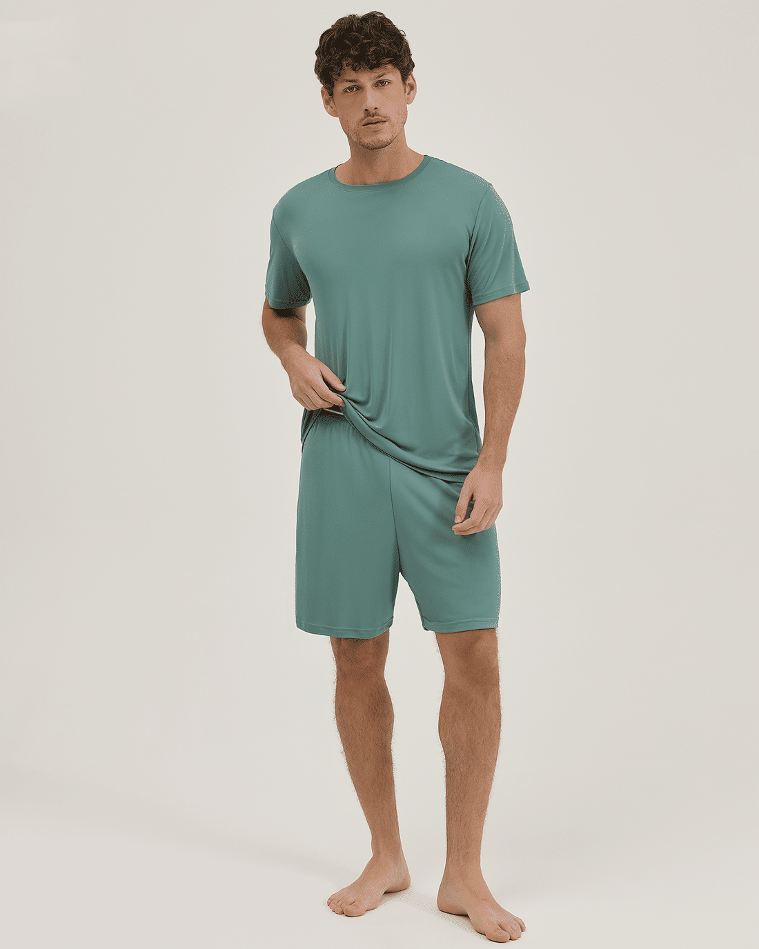 Pijama Masculino Manga Curta Com Bermuda Pijama Masculino Manga Curta Com Bermuda