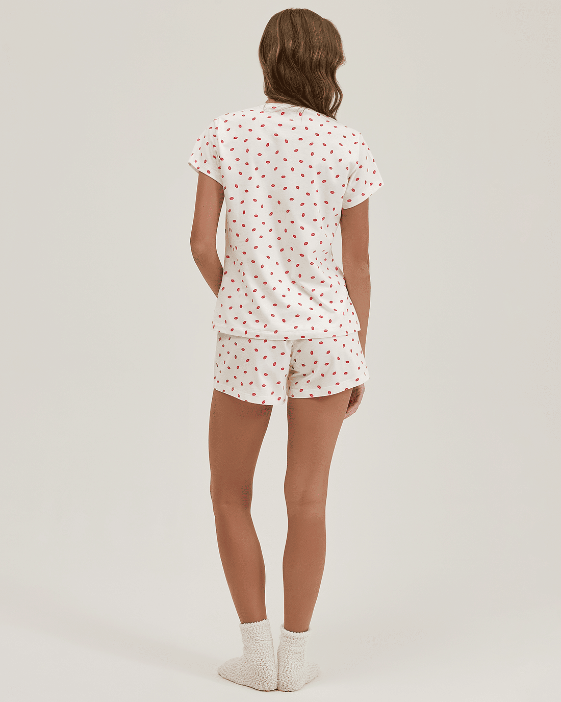 Pijama Feminino Manga Curta Com Shorts Pijama Feminino Manga Curta Com Shorts