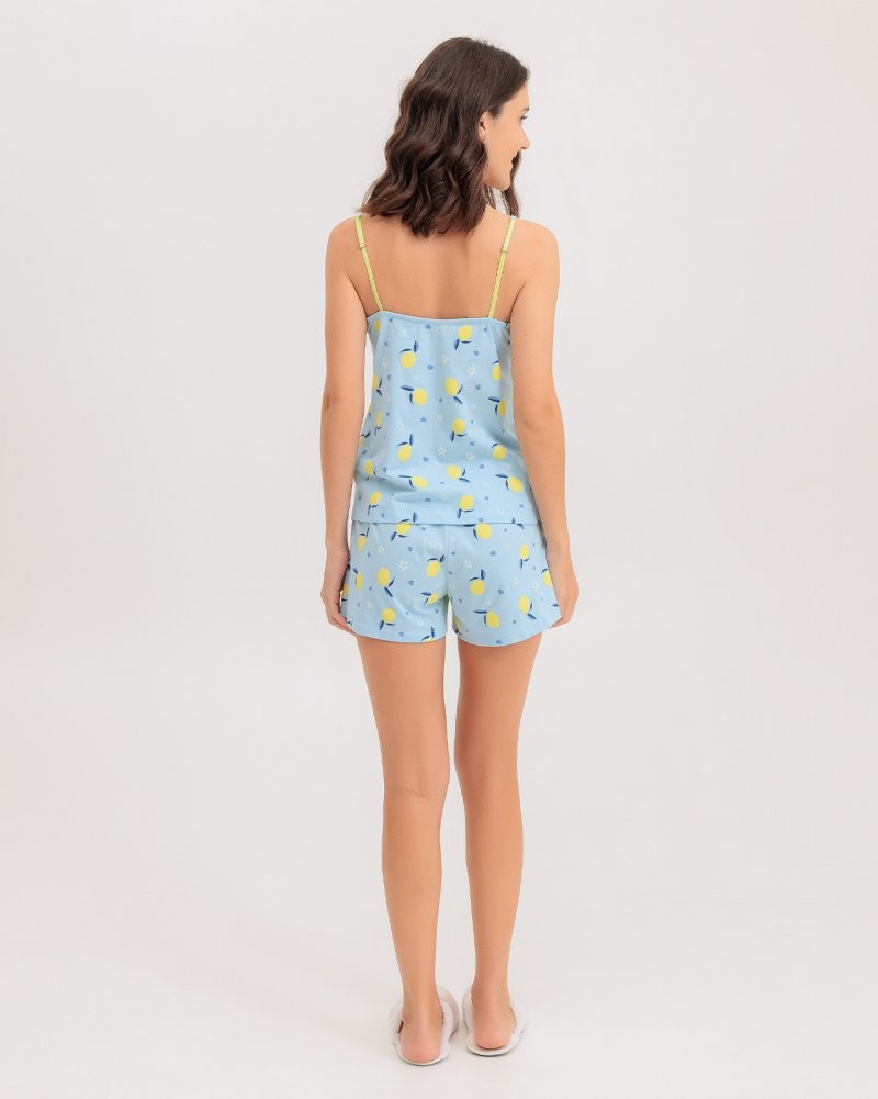 Pijama Feminino Alça Com Shorts