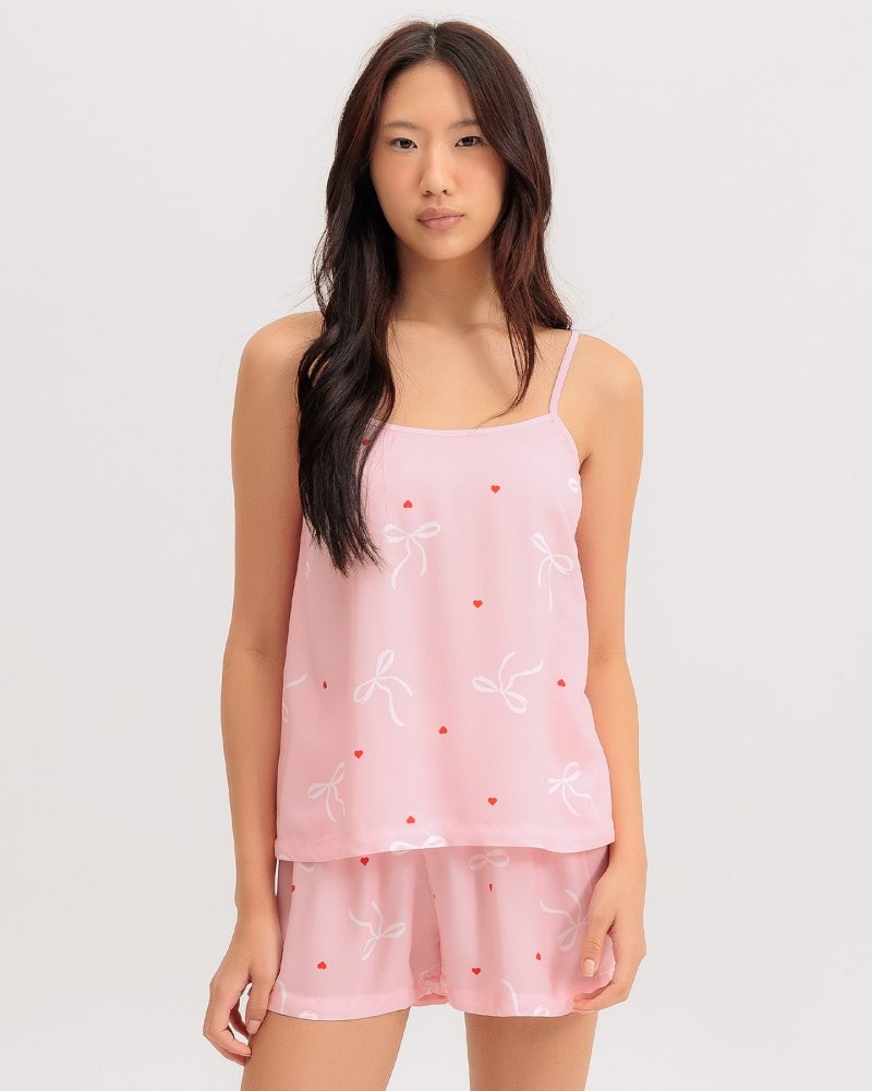 Pijama Feminino Alça Com Shorts