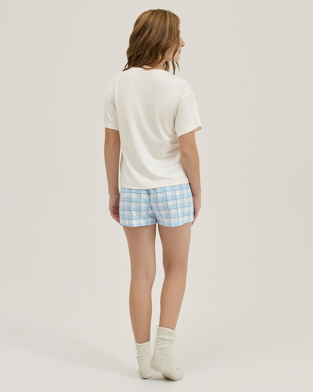 Pijama Feminino Infantil Manga Curta Com Shorts Pijama Feminino Infantil Manga Curta Com Shorts
