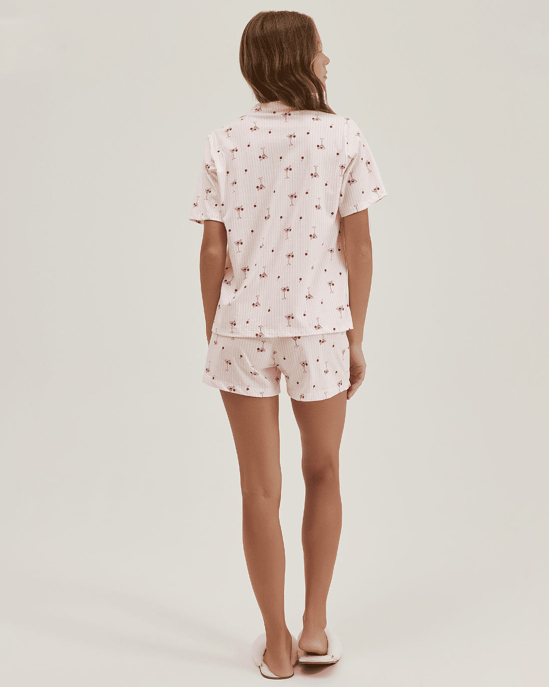 Pijama Feminino Manga Curta Americano Com Shorts Pijama Feminino Manga Curta Americano Com Shorts