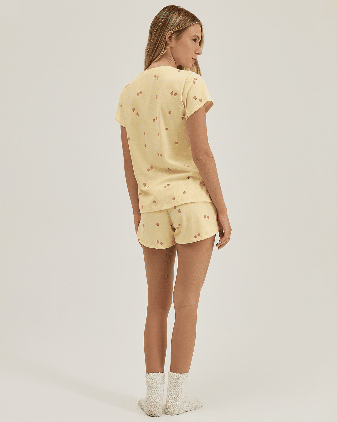 Pijama Feminino Manga Curta Com Shorts Pijama Feminino Manga Curta Com Shorts