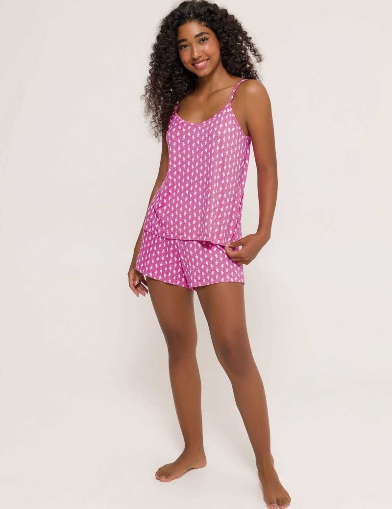 Pijama Feminino Alça com Shorts