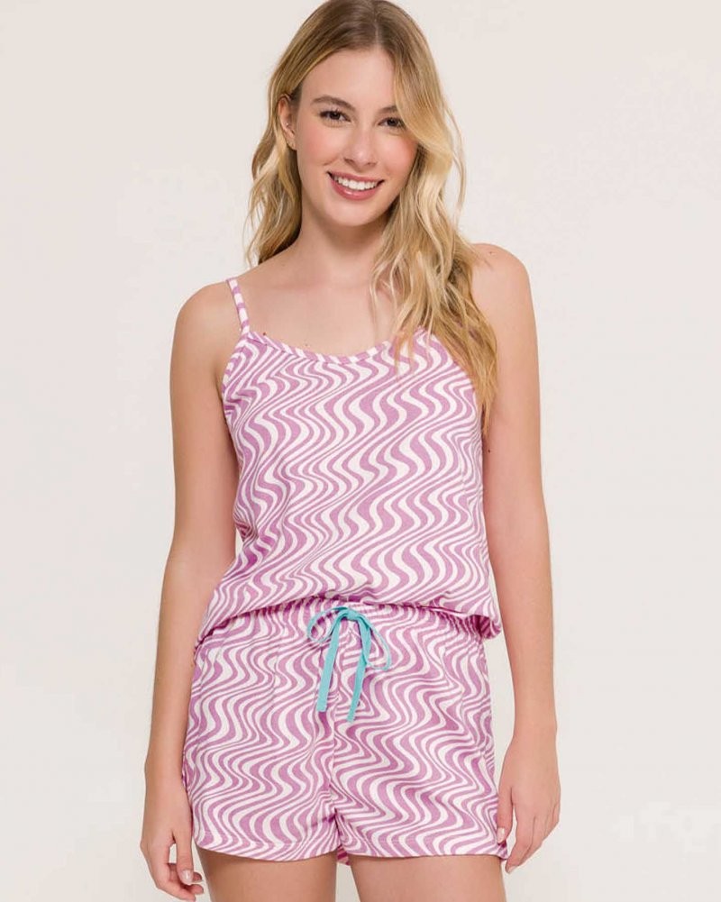 Pijama Feminino Alça com Shorts