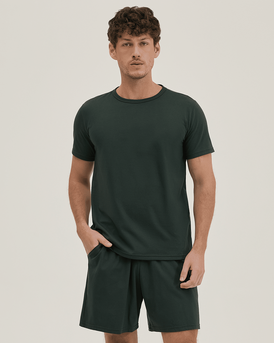 Pijama Masculino Manga Curta Com Bermuda Pijama Masculino Manga Curta Com Bermuda