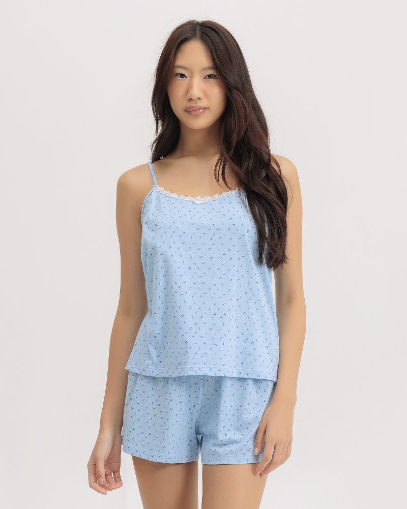 Pijama Feminino Alça Com Shorts