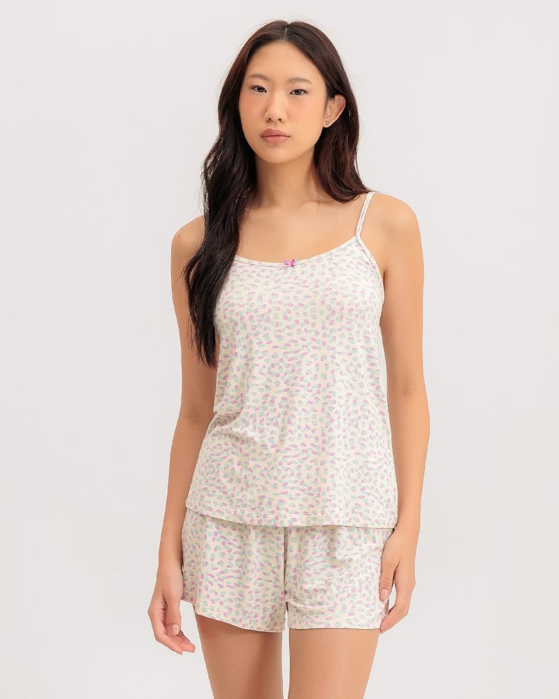 Pijama Feminino Alça Com Shorts