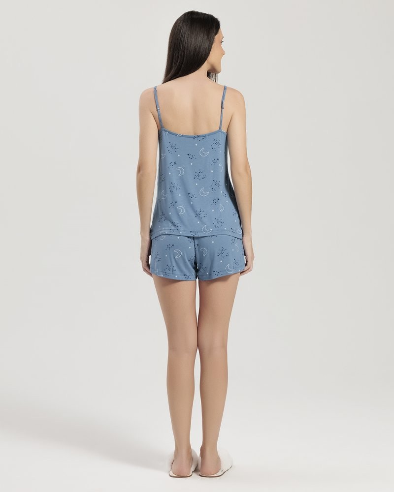 Pijama Feminino Alça com Shorts