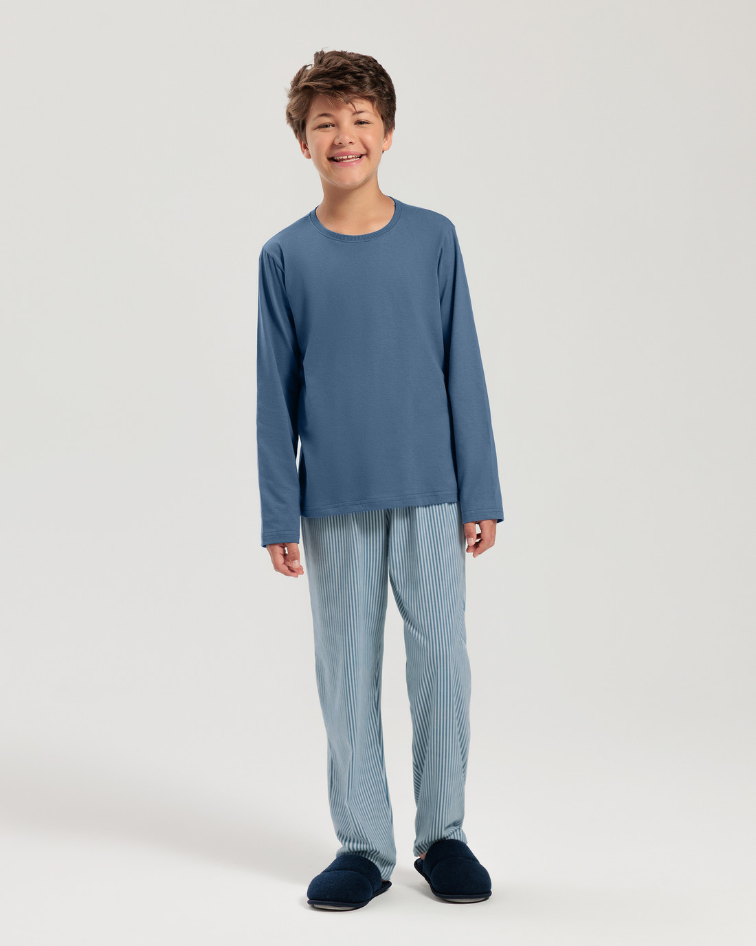 Pijama Masculino Infantil Manga Longa com Calça Pijama Masculino Infantil Manga Longa com Calça