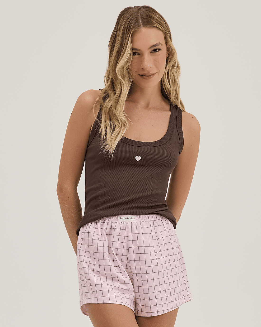 Pijama Feminino Regata Com Shorts Pijama Feminino Regata Com Shorts