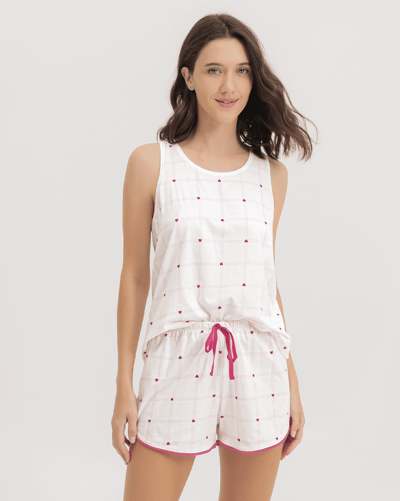 Pijama Feminino Regata Com Shorts