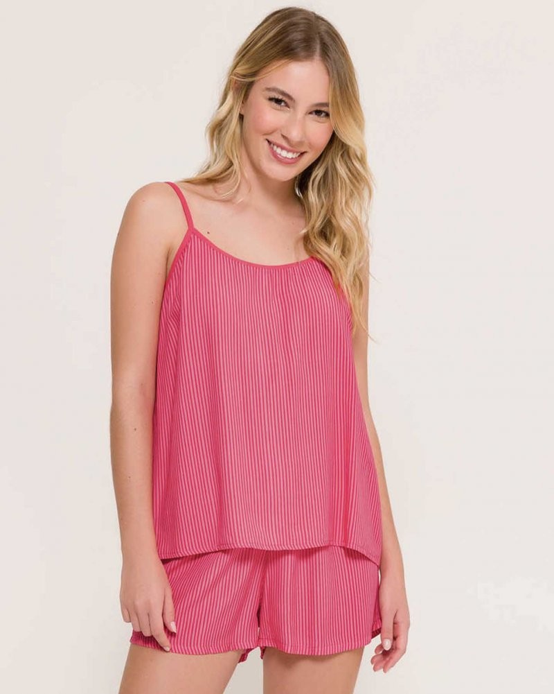 Pijama Feminino Alça com Shorts