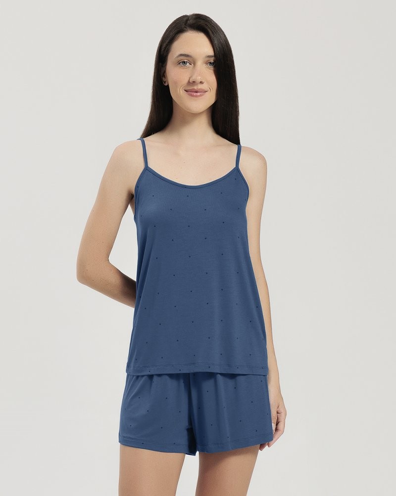 Pijama Feminino Alça com Shorts