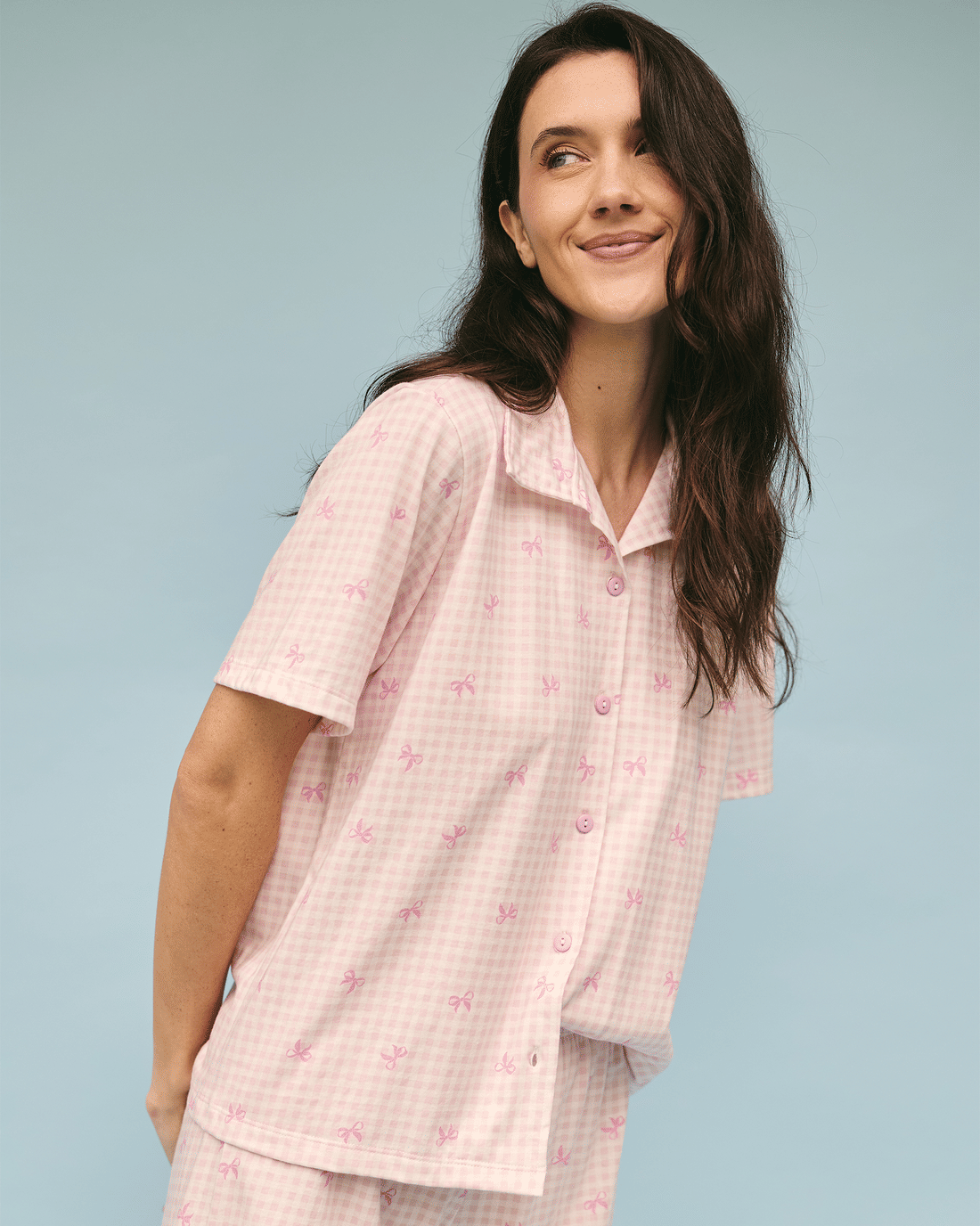 Pijama Feminino Manga Curta Americano Com Shorts Pijama Feminino Manga Curta Americano Com Shorts