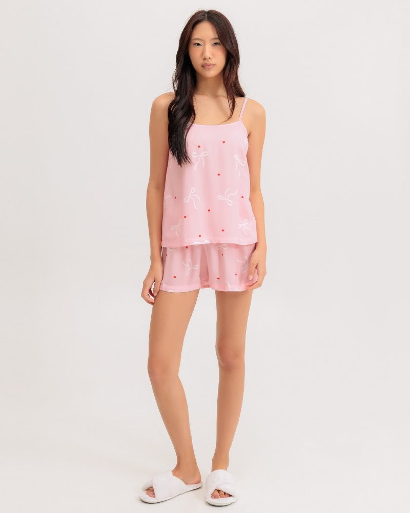 Pijama Feminino Alça Com Shorts