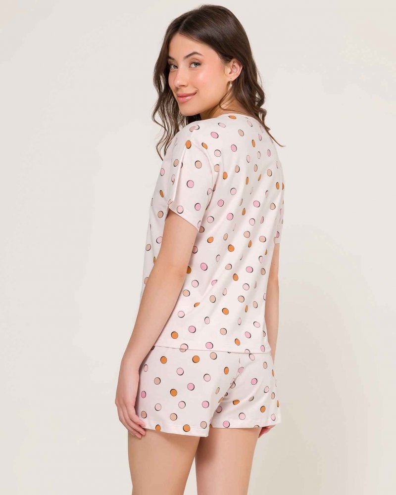 Short Doll Manga Curta Feminino