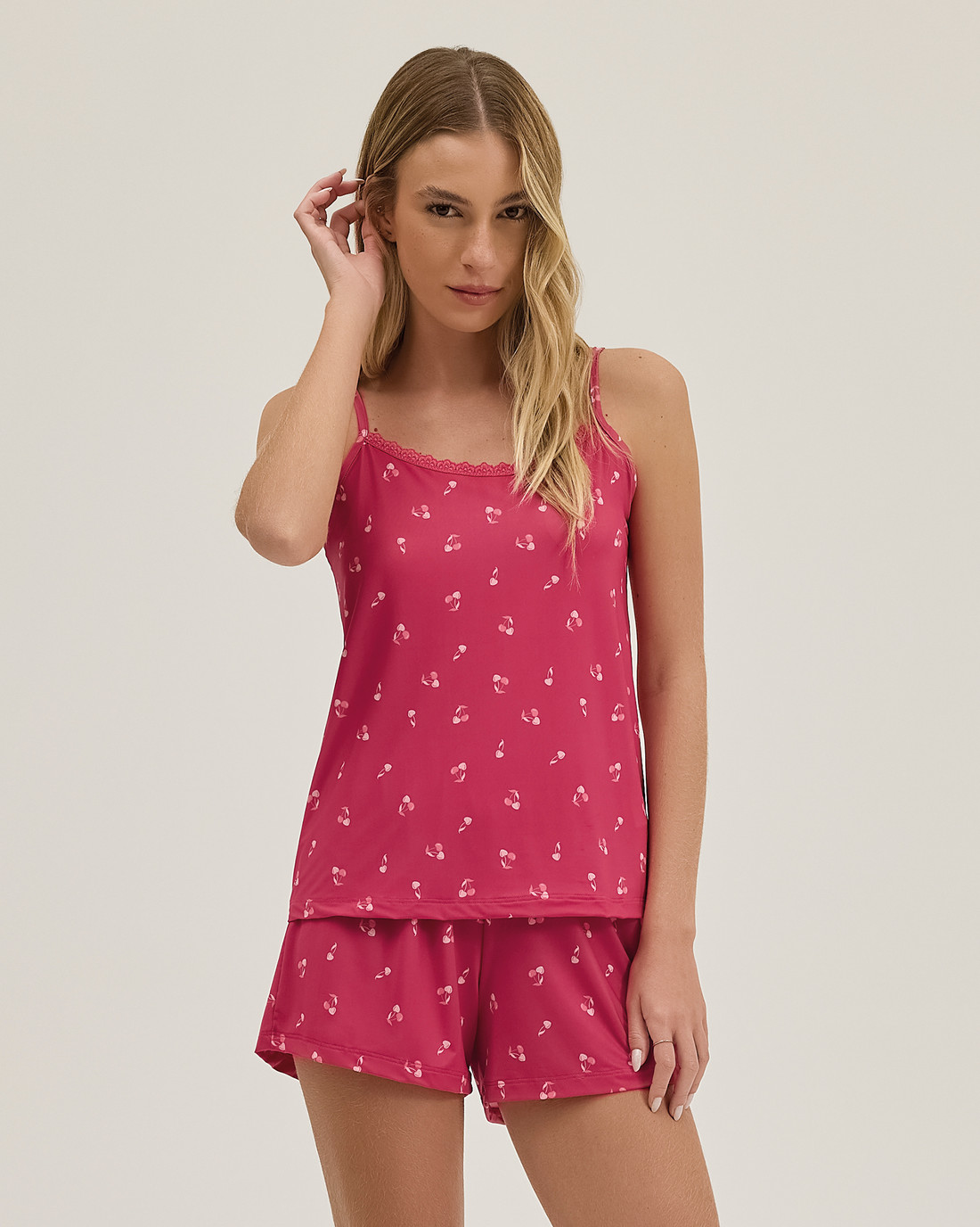 Pijama Feminino Alça Com Shorts Pijama Feminino Alça Com Shorts