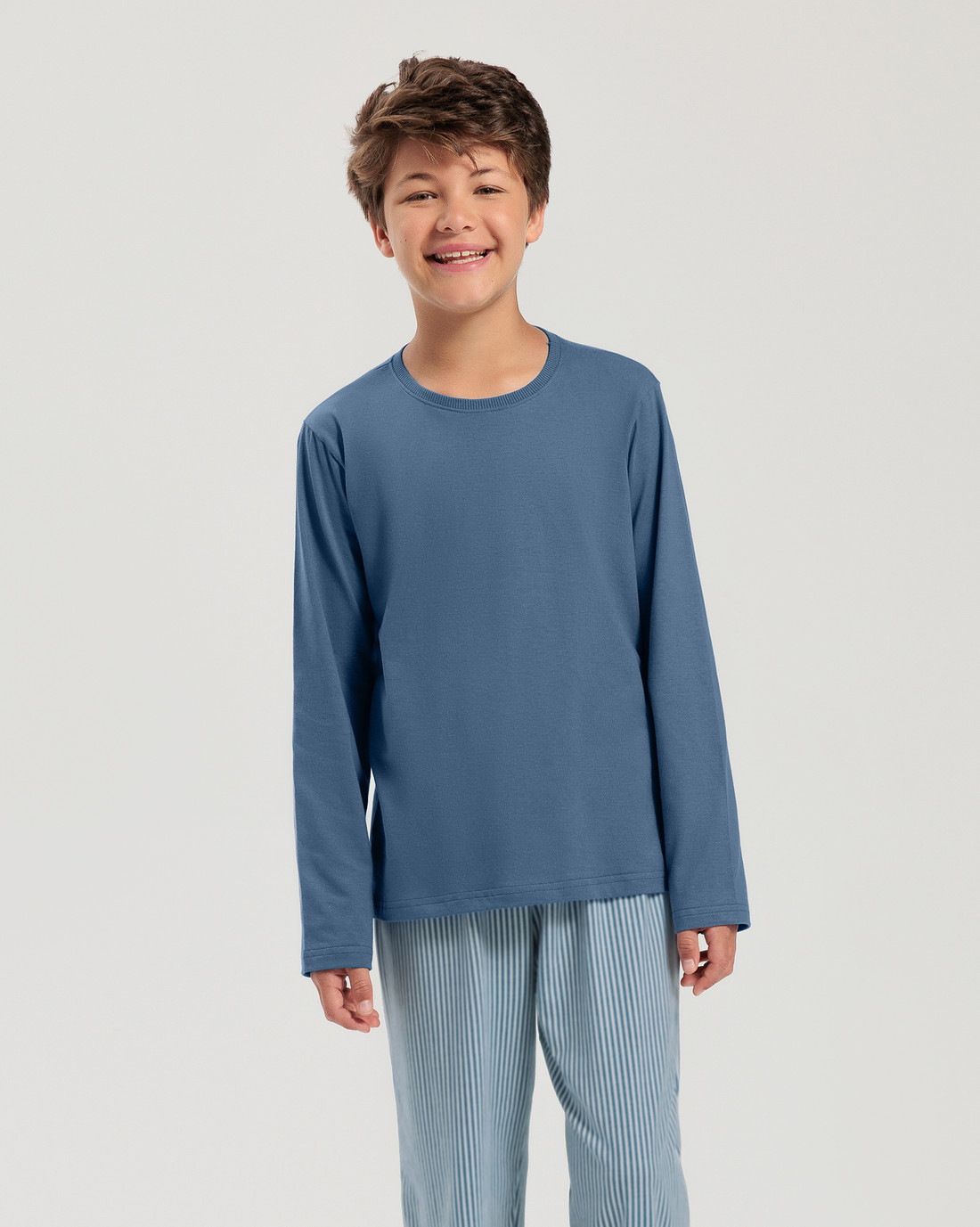 Pijama Masculino Infantil Manga Longa com Calça Pijama Masculino Infantil Manga Longa com Calça