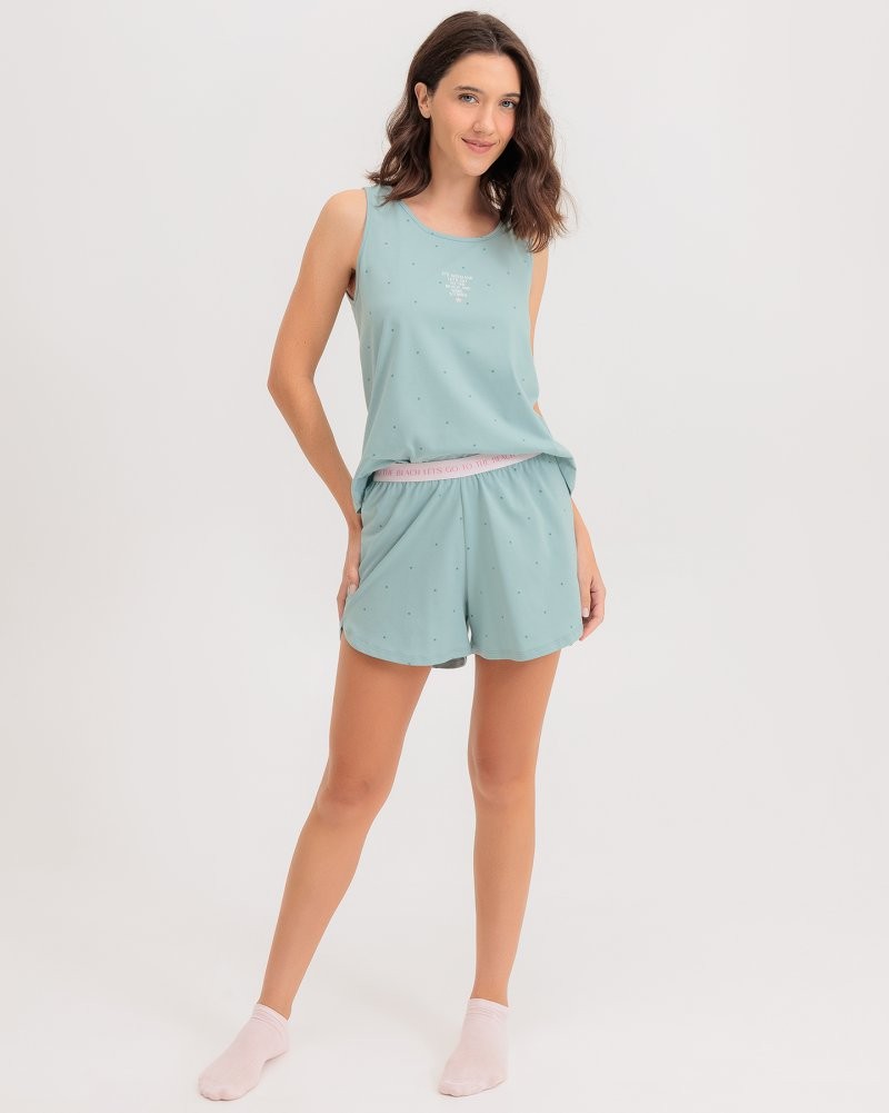 Pijama Feminino Regata Com Shorts