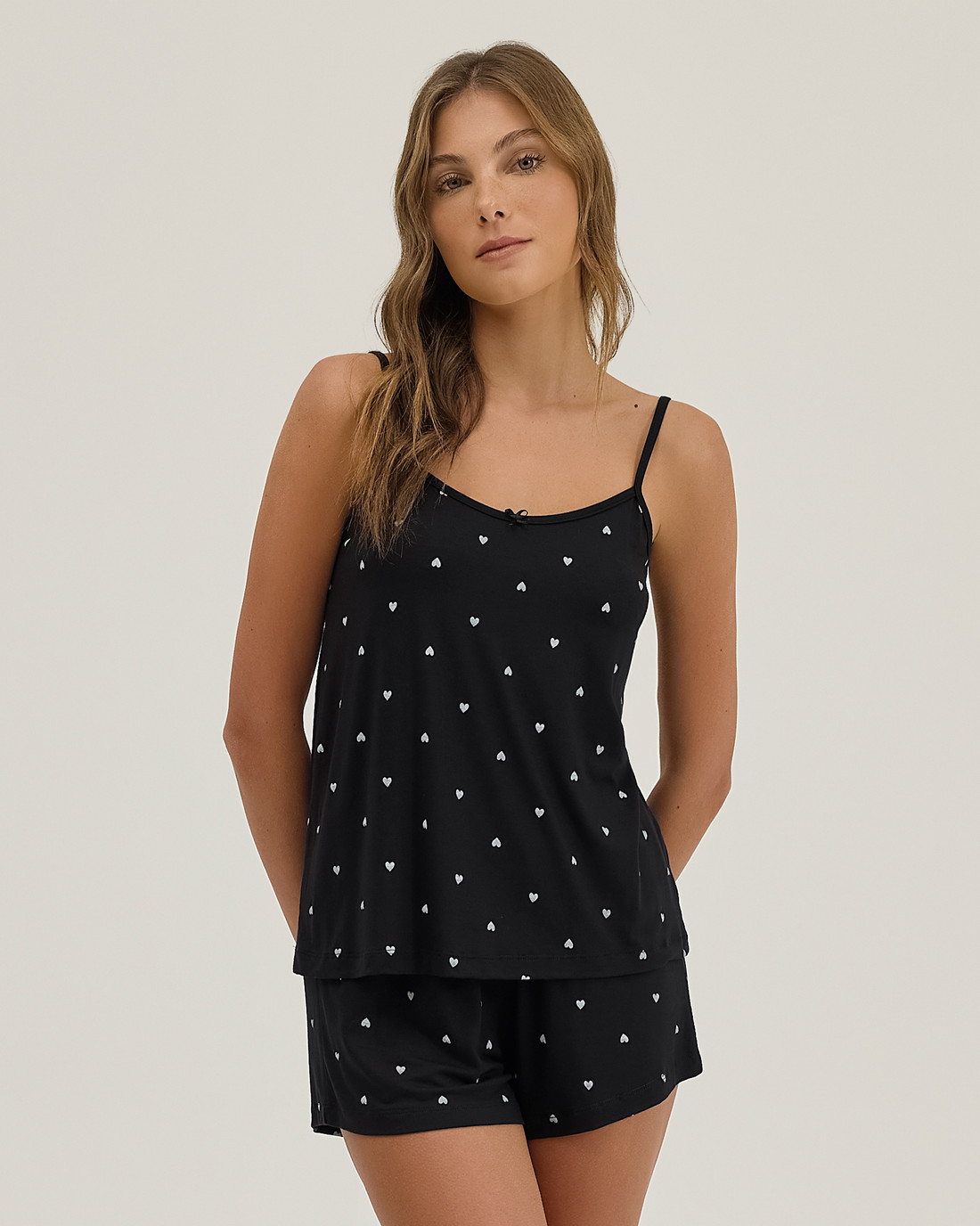 Pijama Feminino Alça Com Shorts Pijama Feminino Alça Com Shorts