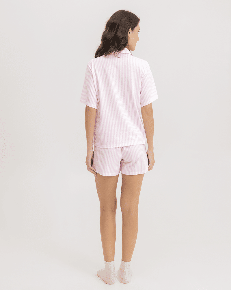 Pijama Feminino Manga Curta Americano com Shorts
