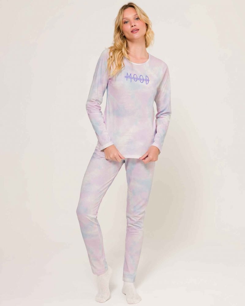 Pijama Feminino Manga Longa com Calça Pijama Feminino Manga Longa com Calça