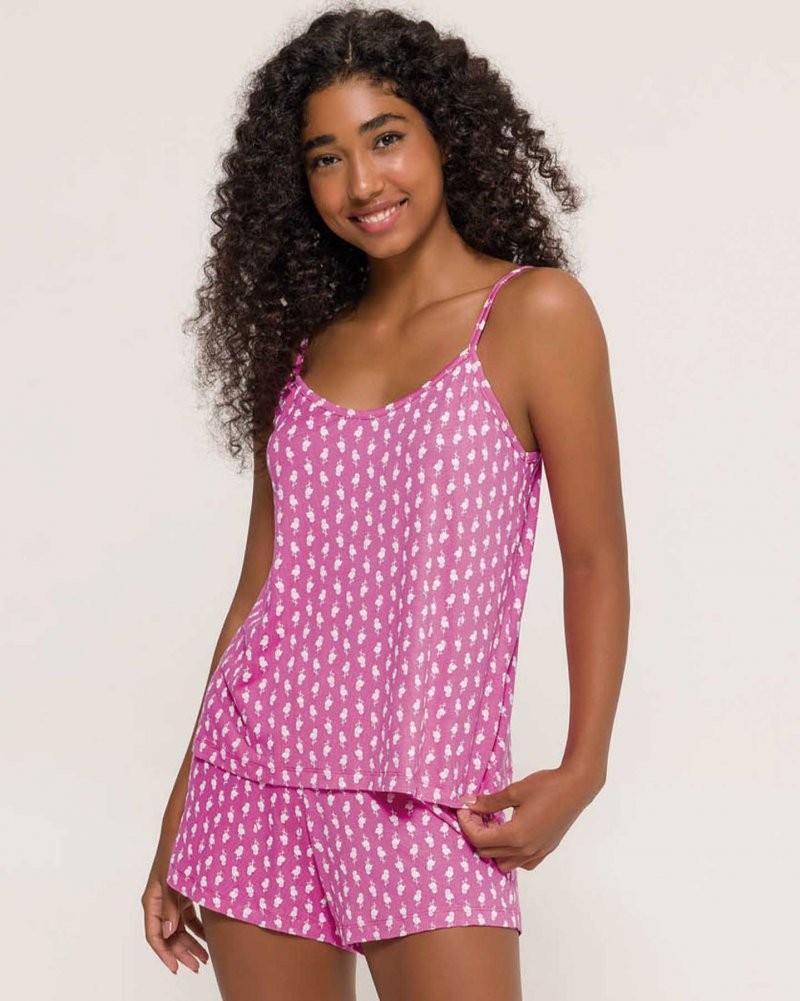 Pijama Feminino Alça com Shorts