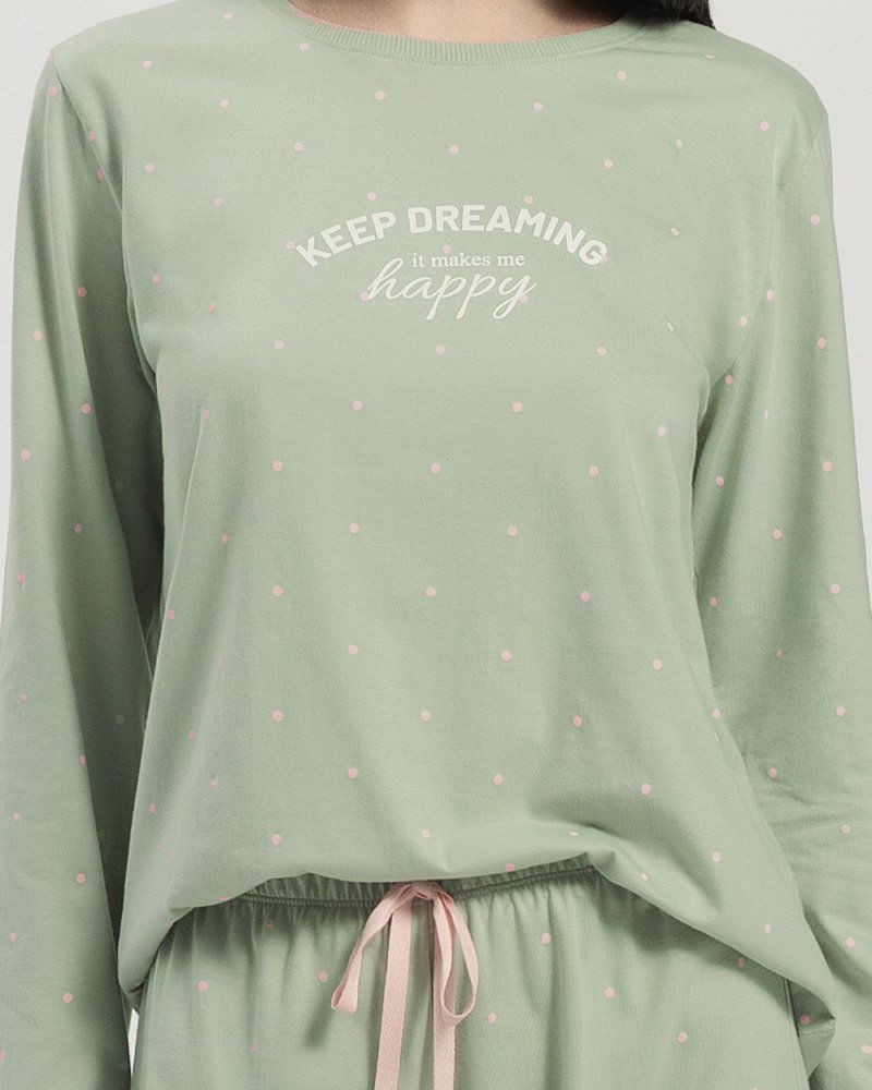 Pijama Feminino Manga Longa com Calça Pijama Feminino Manga Longa com Calça