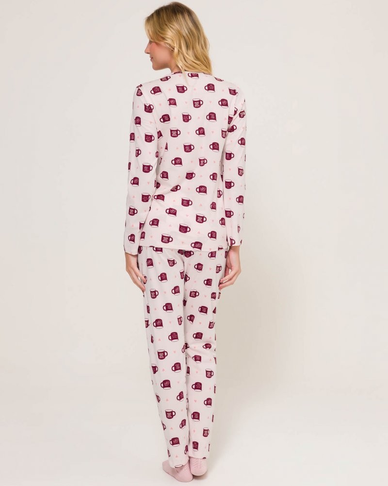Pijama Feminino Manga Longa com Calça Pijama Feminino Manga Longa com Calça
