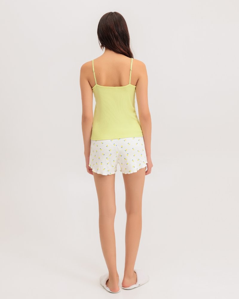 Pijama Feminino Alça Com Shorts