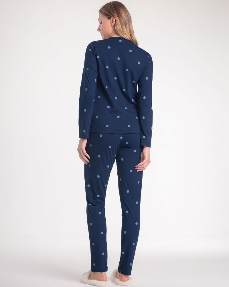 Pijama Feminino Manga Longa com Calça Pijama Feminino Manga Longa com Calça