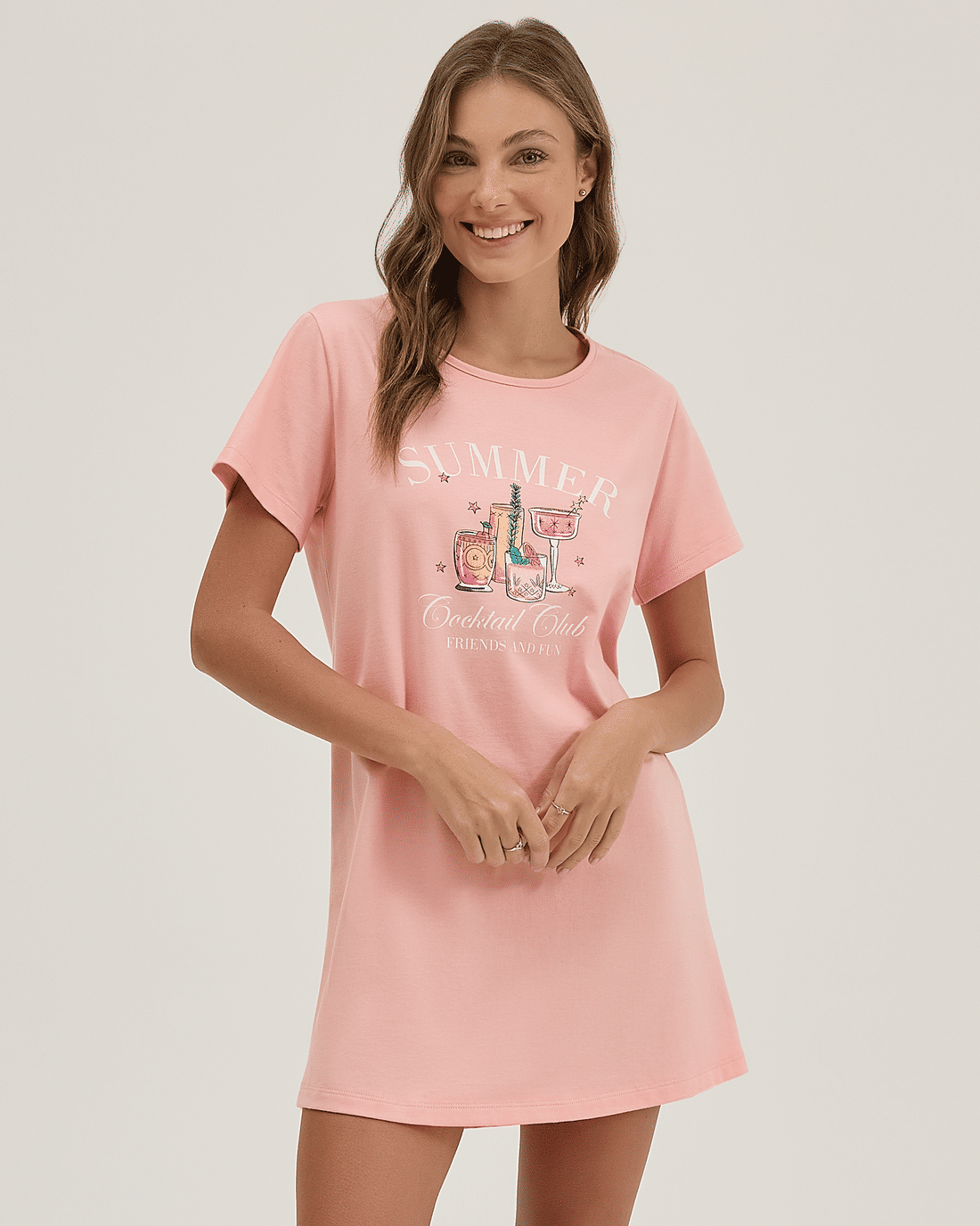 Camisola Feminina Manga Curta Camisola Feminina Manga Curta