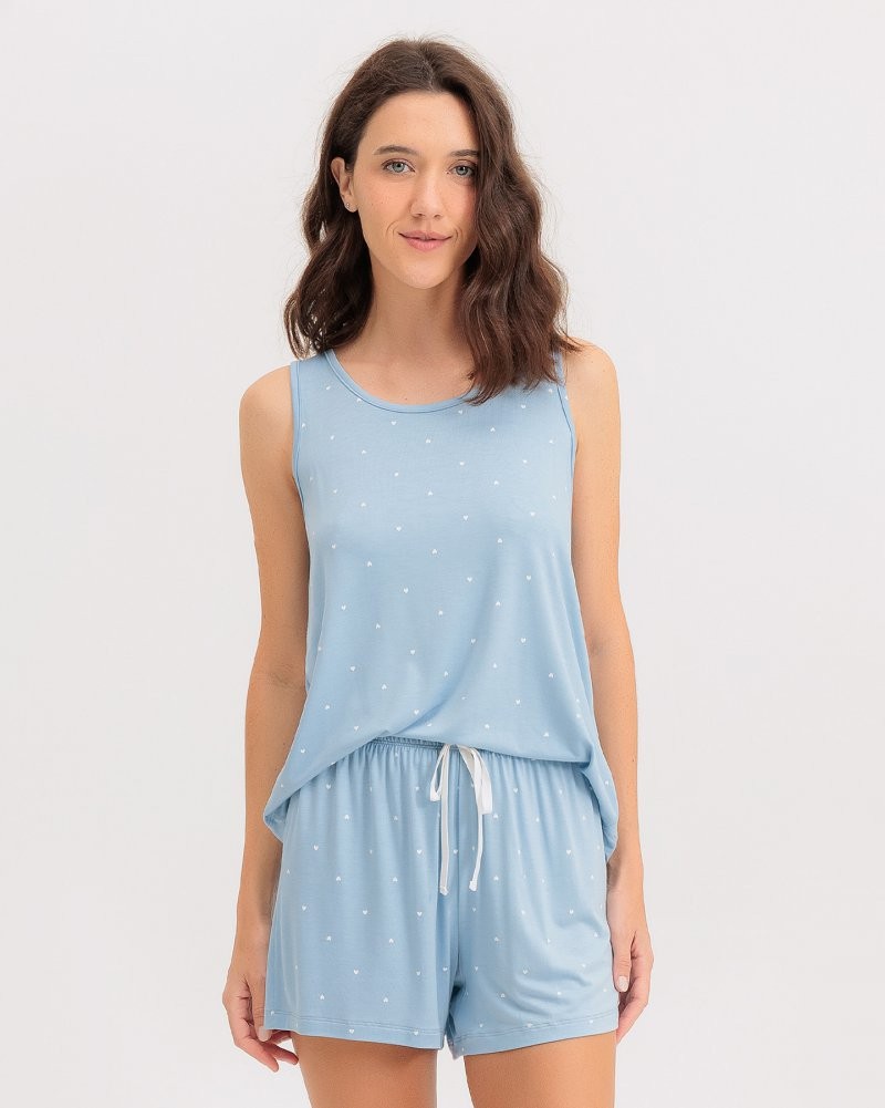 Pijama Feminino Regata Com Shorts