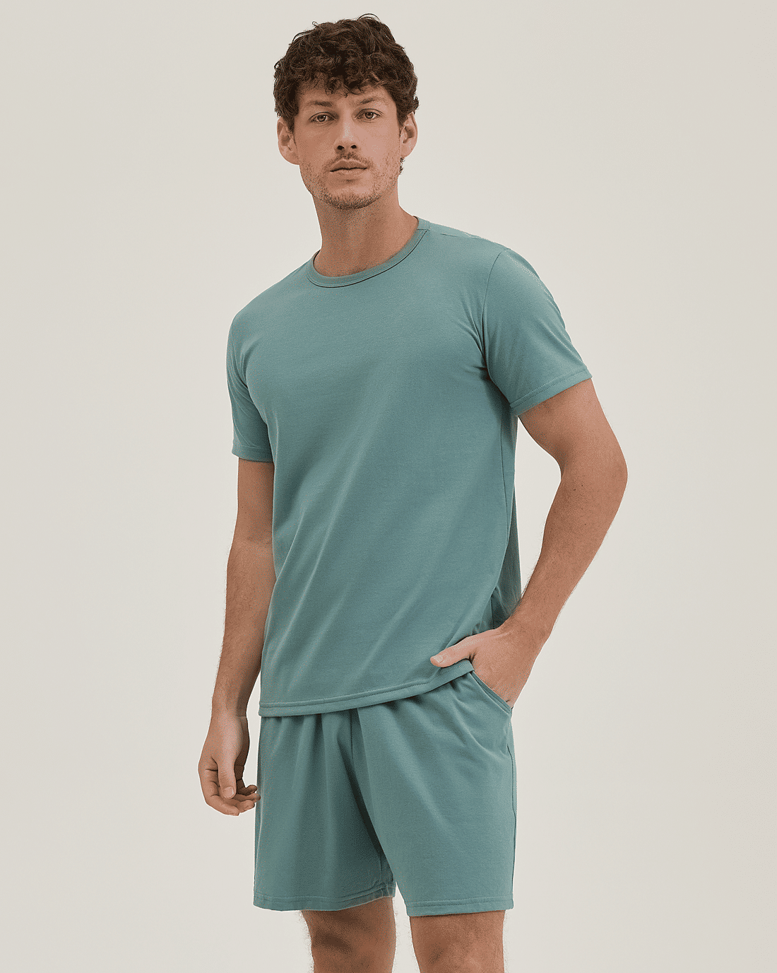 Pijama Masculino Manga Curta Com Bermuda Pijama Masculino Manga Curta Com Bermuda