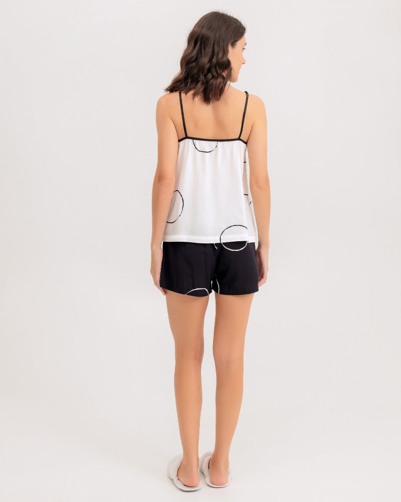 Pijama Feminino Alça Com Shorts