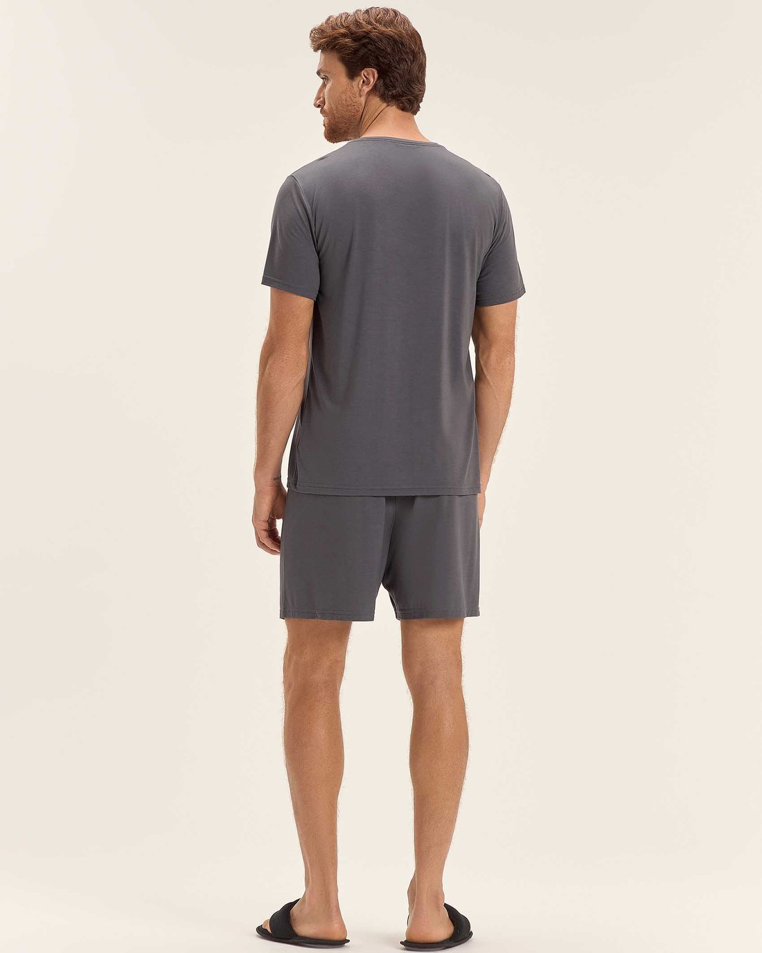 Pijama Masculino Manga Curta Com Bermuda Pijama Masculino Manga Curta Com Bermuda
