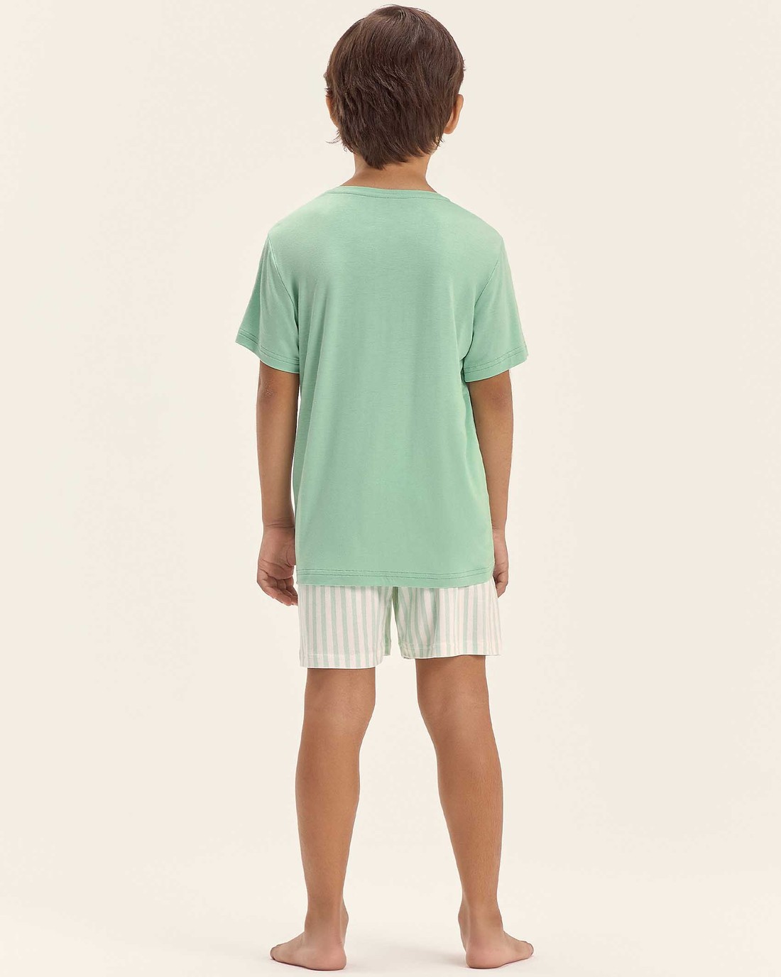 Pijama Masculino Infantil Manga Curta Com Bermuda Pijama Masculino Infantil Manga Curta Com Bermuda
